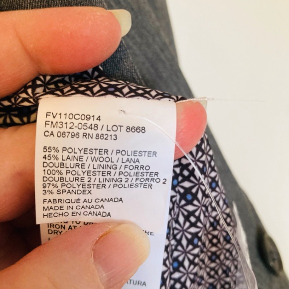 Canadian-Made Tristan Peplum Wool Jacket - Picture 9 of 12